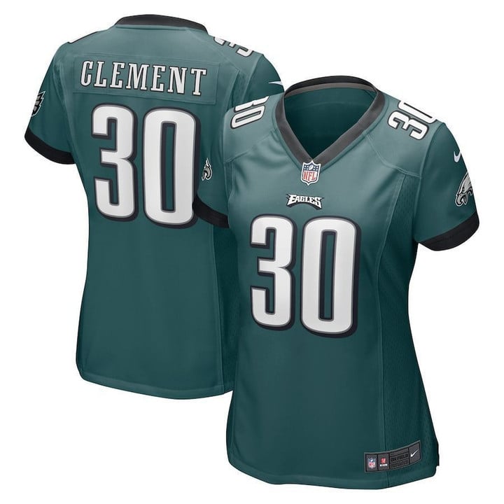Womens Philadelphia Eagles Corey Clement Midnight Green Game Jersey