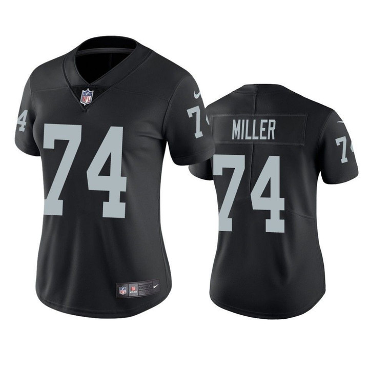 Oakland Raiders Kolton Miller Vapor Untouchable Limited Black Womens Jersey