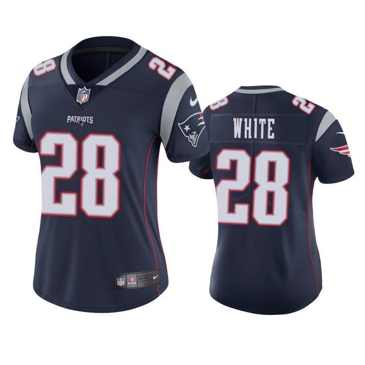 New England Patriots James White Vapor Untouchable Limited Navy Womens Jersey