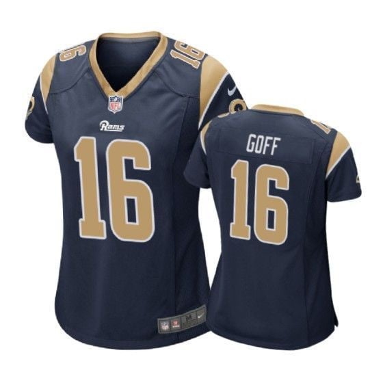 Los Angeles Rams Jared Goff Navy Womens Jersey