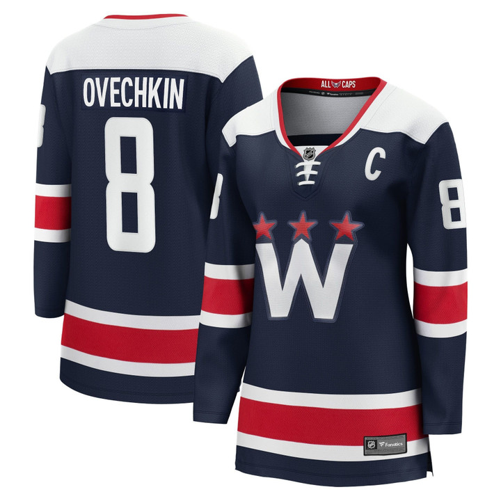Womens Washington Capitals Alexander Ovechkin Navy 2020/21 Alternate Player Jersey gift for Washington Capitals fans