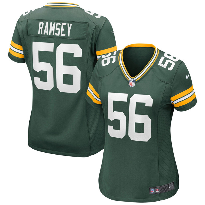 Womens Green Bay Packers Randy Ramsey Gift for Green Bay Packers fans Green Game Jersey Gift for Green Bay Packers fans