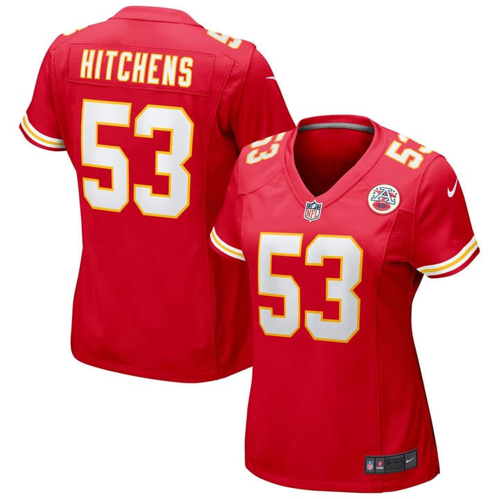 Womens Kansas City Chiefs Anthony Hitchens Red Game Jersey Gift for Kansas City Chiefs fans