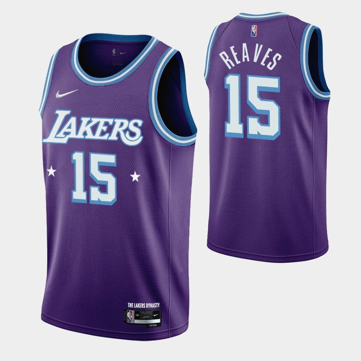 Los Angeles Lakers Austin Reaves 15 Nba 2021-22 City Edition Purple Jersey Gift For Lakers Fans