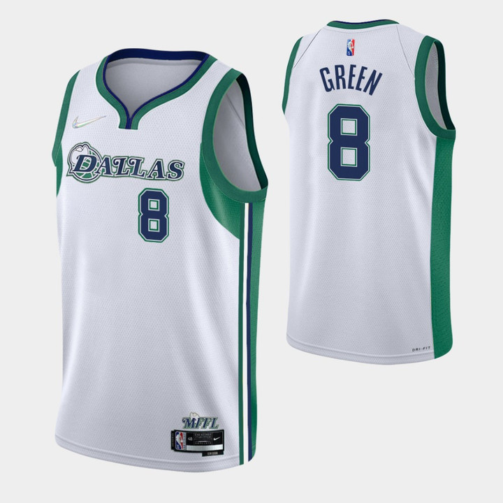 Dallas Mavericks Josh Green 8 Nba 2021-22 City Edition White Jersey Gift For Mavericks Fans