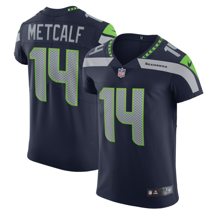 Mens Seattle Seahawks DK Metcalf College Navy Vapor Elite Player Jersey gift for Seattle Seahawks fans
