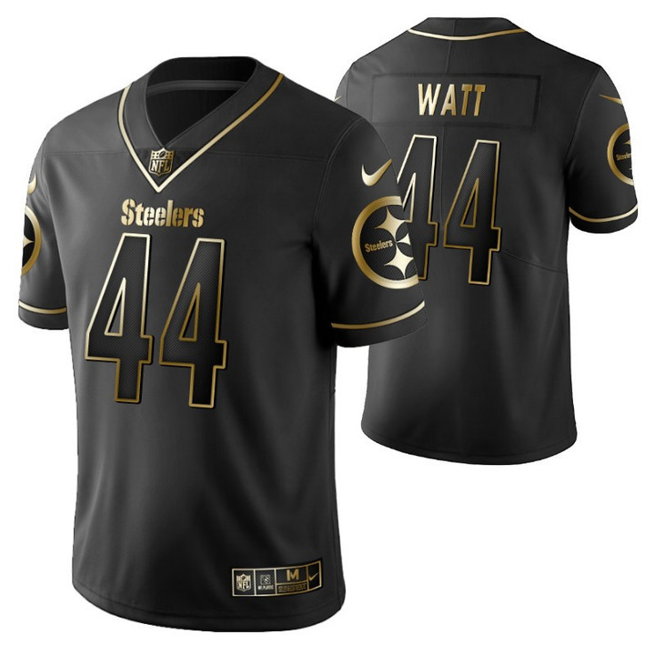 Pittsburgh Steelers Derek Watt 44 2021 NFL Golden Edition Black Jersey Gift For Steelers Fans