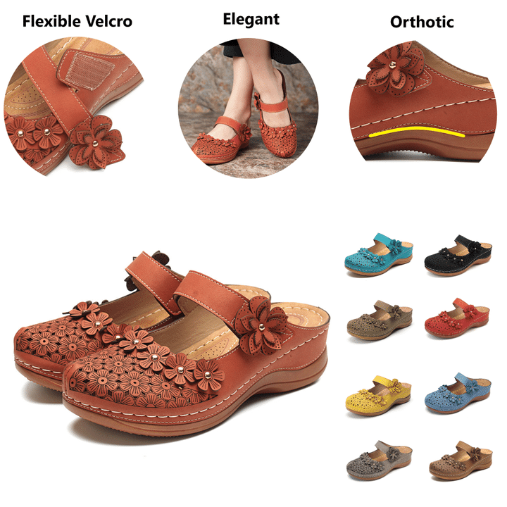 Olivia - Orthotic Round Toe Casual Walking Sandals