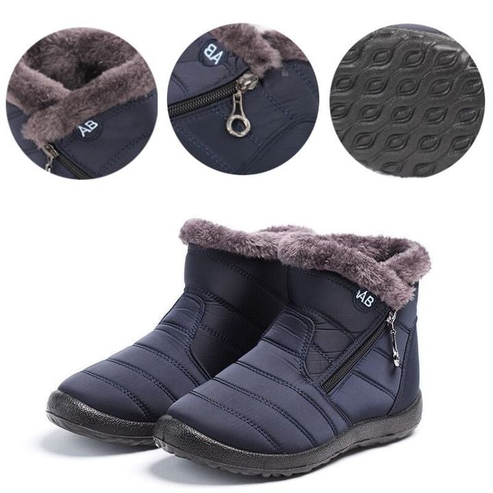 [2021] Joyce Women's Snow Boots Waterproof Winter Ankle  Short Bootie Waterproof Footwear Warm Shoes