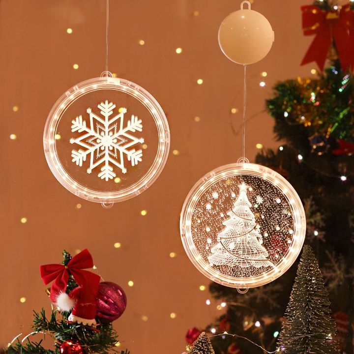 Creative 3D Christmas Hanging Light Decoration