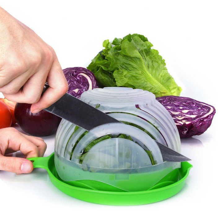 Creative Salad Cutter/Fruit and Vegetable Cutter - My Kitchen Cove