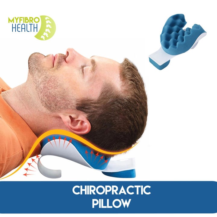 Chiropractic Pillow for Neck and Spine Support and Relaxation