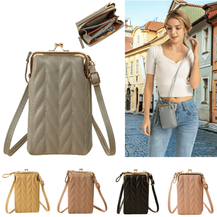 Nancy - Crossbody Cell Phone Purse Small Wallet for Women With Credit Card Holder