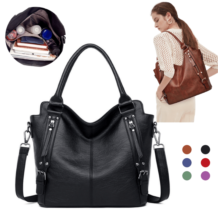Lindsay - High-quality Leather Handbags for Women Large Designer Ladies Shoulder Bag