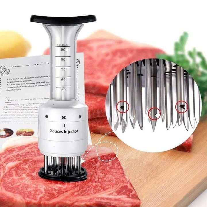Meat Tenderizer Machine and Marinade Injector