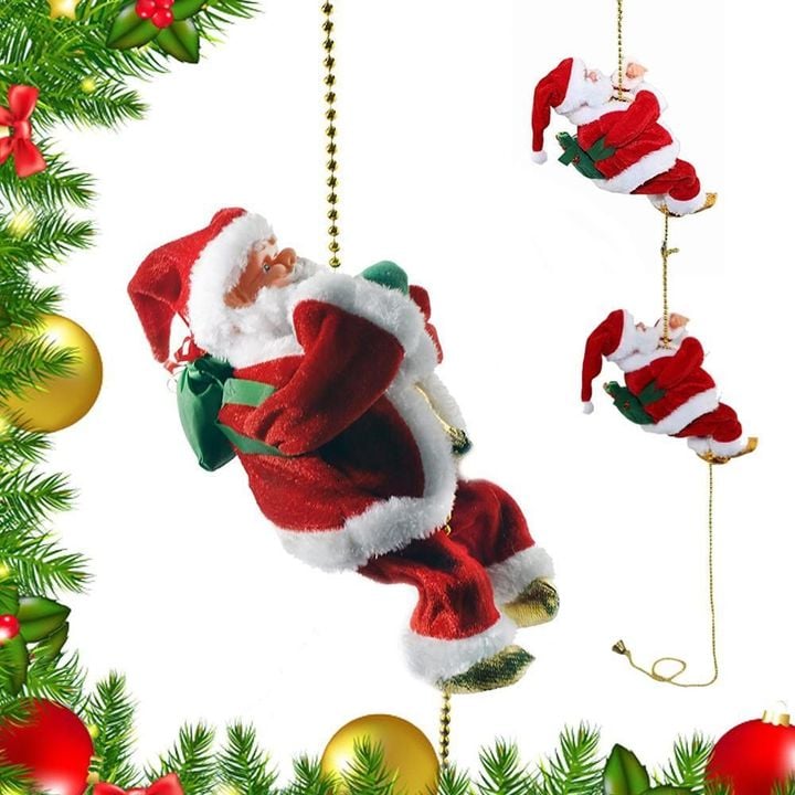 (🎄CHRISTMAS HOT SALE NOW 50% OFF) Santa Claus Musical Climbing Rope