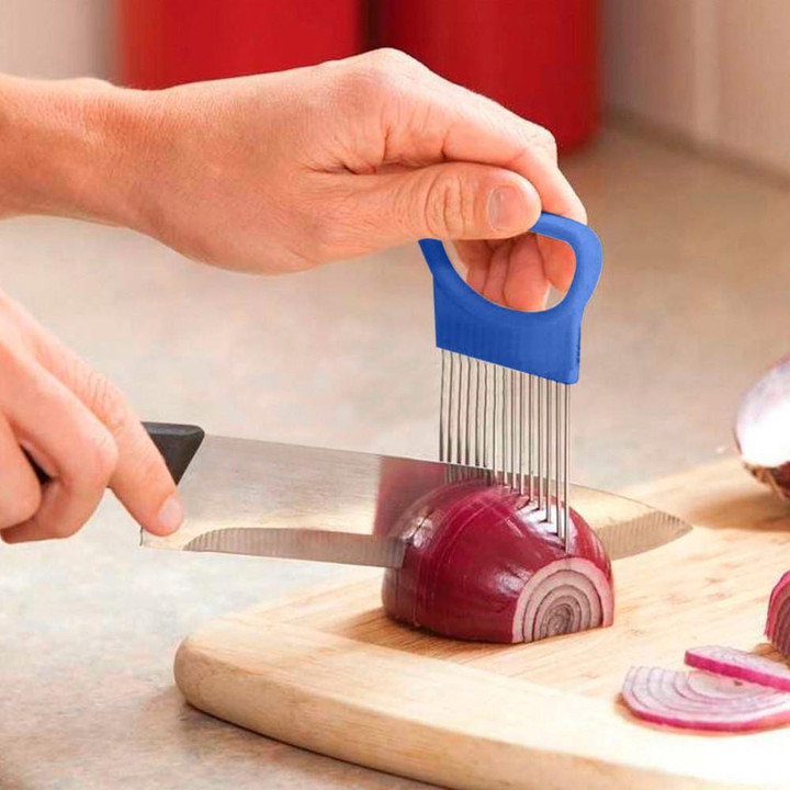 Vegetable Holder Cutting Aid Guide - My Kitchen Cove