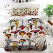 Beautiful Mushroom Body Muscle Printed Bedding Set Bedroom Decor