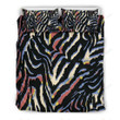 Colorful Abstract Zebra Pattern Printed Bedding Set Bedroom Decor