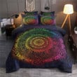 Rainbow Mandala Pattern Printed Bedding Set Bedroom Decor