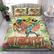 Oktoberfest Dinosaur Printed Bedding Set Bedroom Decor