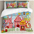 Cute Circus Zoo Cartoon 3d Bedding Set Bedroom Decor
