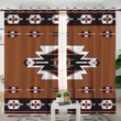 Native Temple Native American Printed Window Curtain