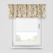Mid Century Retro Floral Pattern Window Curtains
