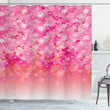 Cherry Bloom Tree Pink Pattern Shower Curtain Home Decor