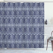 South Elephants Pattern Printed Shower Curtain Bathroom Decor