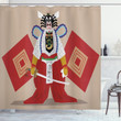 Eastern Actor Stage Unique Pattern Shower Curtain Home Decor