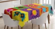 Colorful Pop Sunglasses Design Printed Tablecloth Home Decor