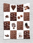 Roasted Coffee Beans Design Printed Wall Tapestry Home Decor