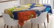 Cartoon Outer Space 3d Printed Tablecloth Home Decoration