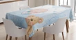 Baby Boy Teddy Bear 3d Printed Tablecloth Home Decoration