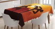 Chinese Boxing Sports Human 3d Printed Tablecloth Home Decoration