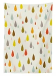 Retro Water Drops Rain 3d Printed Tablecloth Home Decoration