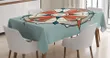 Cruise Compass Grunge 3d Printed Tablecloth Home Decoration