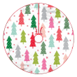 Colorful Christmas Trees And Snowflakes Christmas Tree Skirt Home Decor