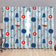 Creative Hand Drawn Textures With Balls Trees And Candy Pattern Window Curtains Door Curtains Home Decor