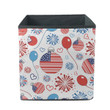 Xmas Hanging Ornaments With Fireworks 4th Of July Storage Bin Storage Cube