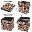Vintage Style Mixed Leopard Skin Background Storage Bin Storage Cube