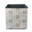 Cute Lion Flying With His Balloons Storage Bin Storage Cube