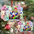 Gnome Hippie Let It Be Ornament Pretty Style Colorful Background
