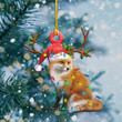 Fox Christmas Light Shape Ornament Lovely Design