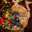 Adorable Rottweiler Dog Forever In My Heart Ornament