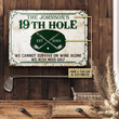 Golf Also Need Golf Green Rectangle Metal Sign Custom Name Year