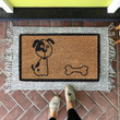 Silly Dog And Bone Cool Design Doormat Home Decor