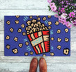 Popcorn Blue And Red Cool Design Doormat Home Decor