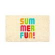 Stylish Cream Colour Summer Fun Cool Design Doormat Home Decor